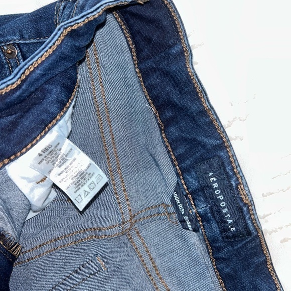 Aeropostale High Rise Jeggings - sz 4‎ - Picture 4 of 7